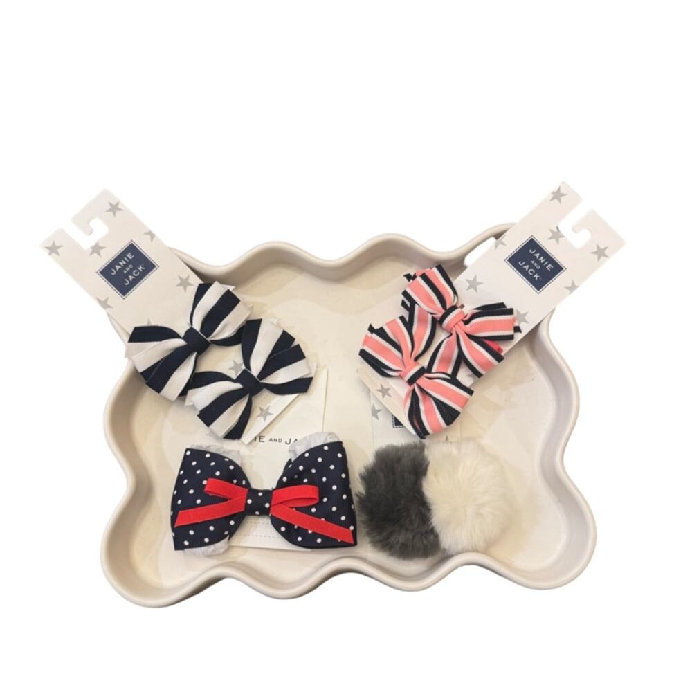 Janie and Jack Baby OS Bows - Set of 4